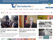 Tablet Screenshot of diariodeavila.es